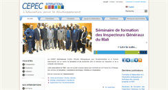 Desktop Screenshot of cepec-international.org